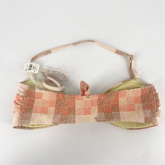Aerie Patchwork Mid Rise Cheeky Bikini Bottom & Tie Front
Bandeau Bikini Top NWT - Picture 10 of 11